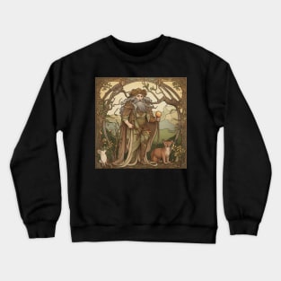 Druid drawing Crewneck Sweatshirt